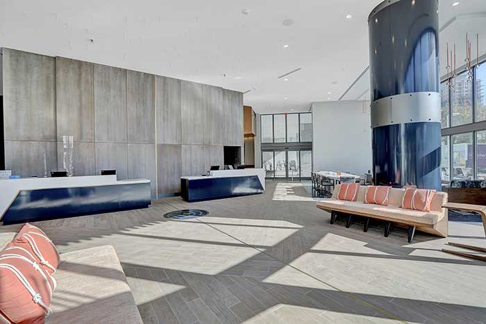 Hyatt Centric Las Olas modern and sunny lobby