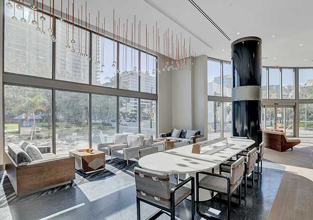 Seating and Meeting areas Hyatt Centric Las Olas